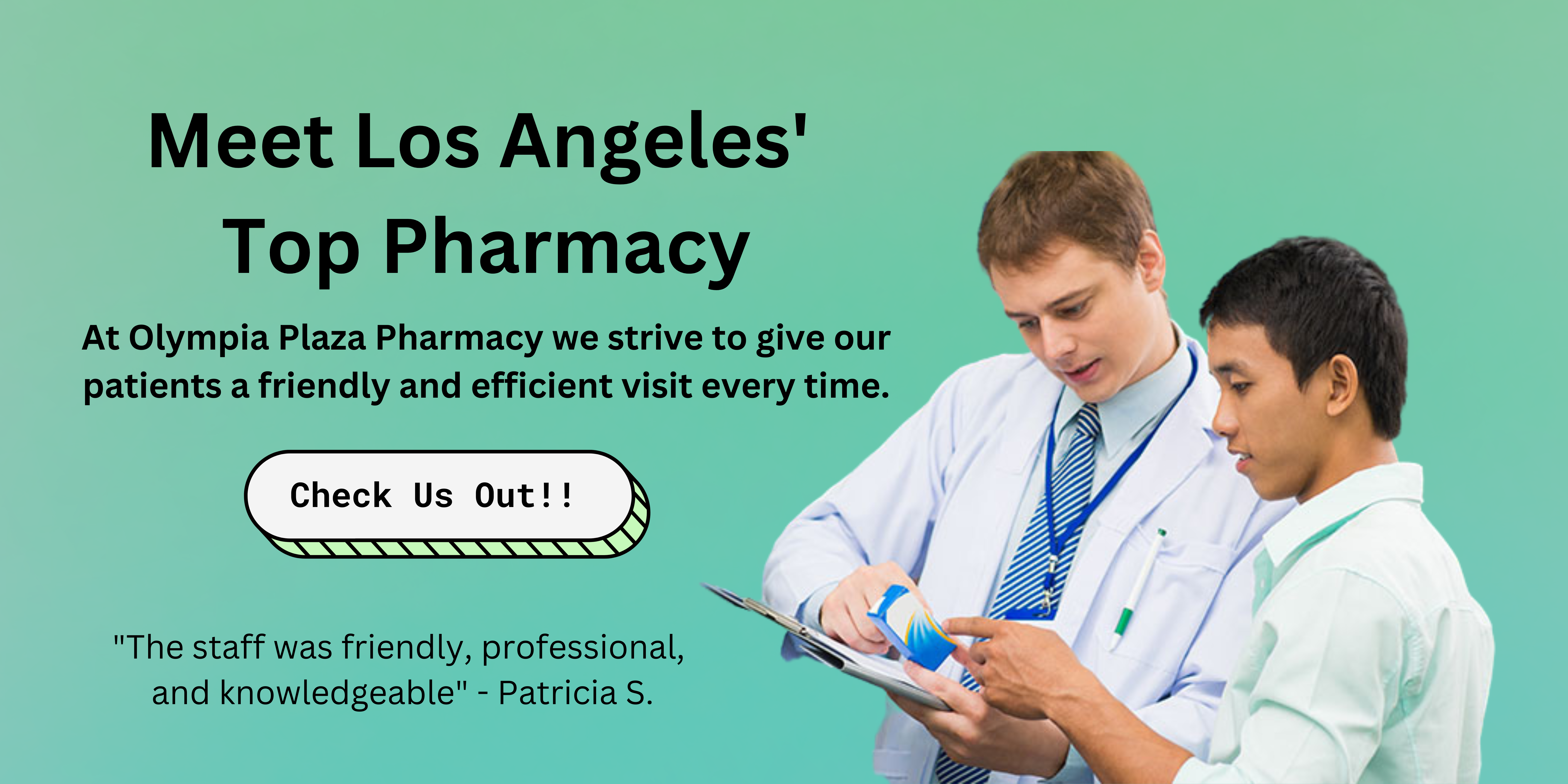 Hero Banner: Los Angeles' top Pharmacy